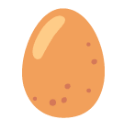 Egg u1f95a Icon 128 x 128