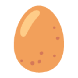 Egg u1f95a Icon 256 x 256