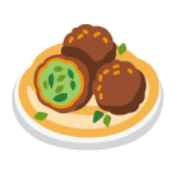 Falafel u1f9c6 Icon 256 x 256
