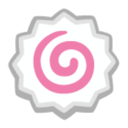 Fish Cake With Swirl u1f365 Icon 256 x 256