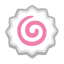 Fish Cake With Swirl u1f365 Icon 64 x 64