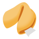 Fortune Cookie u1f960 Icon 128 x 128