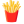 French Fries u1f35f Icon 24 x 24