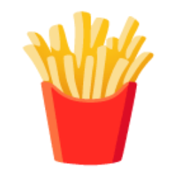 French Fries u1f35f Icon 256 x 256