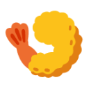 Fried Shrimp u1f364 Icon 128 x 128