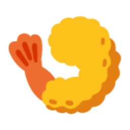 Fried Shrimp u1f364 Icon 256 x 256