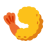 Fried Shrimp u1f364 Icon 48 x 48