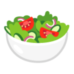 Green Salad u1f957 Icon 256 x 256