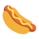 Hot Dog u1f32d Icon 128 x 128