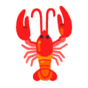 Lobster u1f99e Icon 128 x 128