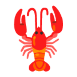 Lobster u1f99e Icon 256 x 256