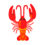 Lobster u1f99e Icon 64 x 64