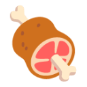 Meat On Bone u1f356 Icon 128 x 128