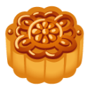 Moon Cake u1f96e Icon 128 x 128