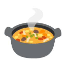 Pot Of Food u1f372 Icon 256 x 256
