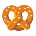 Pretzel u1f968 Icon 128 x 128
