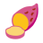 Roasted Sweet Potato u1f360 Icon 48 x 48