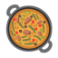 Shallow Pan Of Food u1f958 Icon 64 x 64