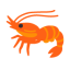 Shrimp u1f990 Icon 64 x 64