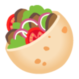 Stuffed Flatbread u1f959 Icon 256 x 256