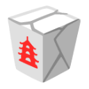 Takeout Box u1f961 Icon 128 x 128