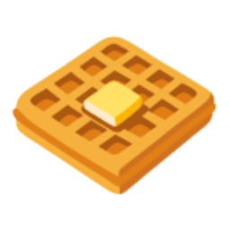 Waffle u1f9c7 Icon 256 x 256