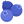Blueberries u1fad0 Icon 24 x 24