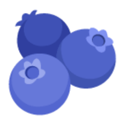 Blueberries u1fad0 Icon 256 x 256