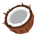 Coconut u1f965 Icon 128 x 128