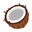 Coconut u1f965 Icon 64 x 64