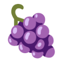 Grapes u1f347 Icon 128 x 128