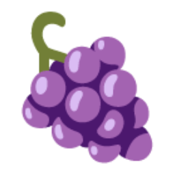 Grapes u1f347 Icon 256 x 256