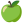 Green Apple u1f34f Icon 24 x 24