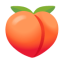 Peach u1f351 Icon 64 x 64