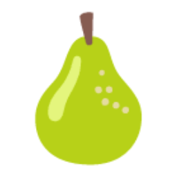 Pear u1f350 Icon 256 x 256
