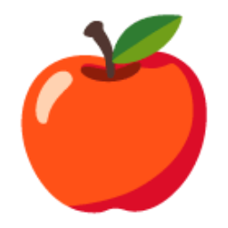 Red Apple u1f34e Icon 256 x 256