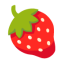 Strawberry u1f353 Icon 64 x 64