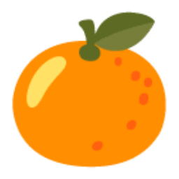 Tangerine u1f34a Icon 256 x 256