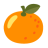 Tangerine u1f34a Icon 48 x 48