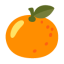 Tangerine u1f34a Icon 64 x 64