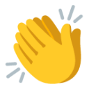 Clapping Hands Sign u1f44f Icon 128 x 128