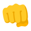 Fisted Hand Sign u1f44a Icon 64 x 64