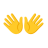 Open Hands Sign u1f450 Icon 48 x 48