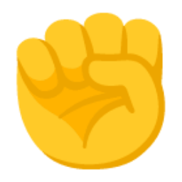 Raised Fist u270a Icon 256 x 256