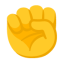 Raised Fist u270a Icon 64 x 64