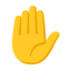 Raised Hand u270b Icon 64 x 64