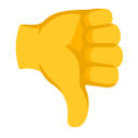 Thumbs Down Sign u1f44e Icon 128 x 128