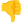 Thumbs Down Sign u1f44e Icon 24 x 24