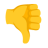 Thumbs Down Sign u1f44e Icon 48 x 48