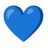 Blue Heart u1f499 Icon 48 x 48